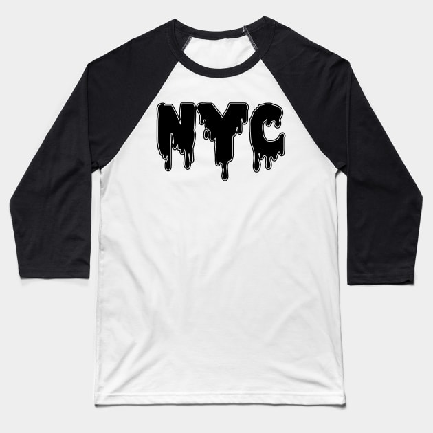 Drippy NYC Baseball T-Shirt by lolosenese